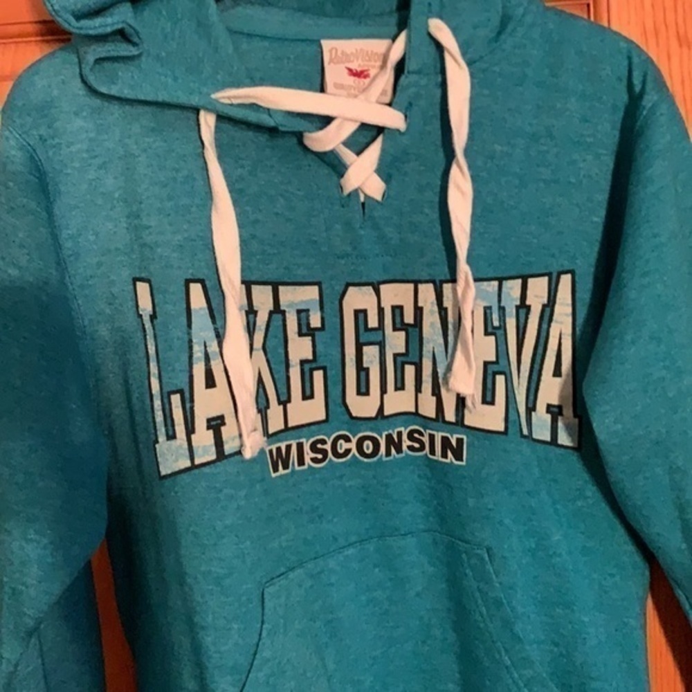 Teal Hoodie - Lake Geneva, Wi View 2